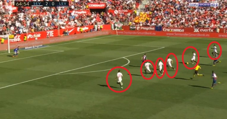 FOTO Sevilla nije uspjela ni gol pogoditi iz savršene kontre 6 na 1